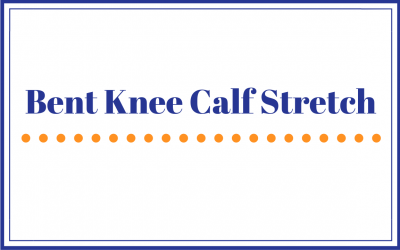 Bent Knee Calf Stretch